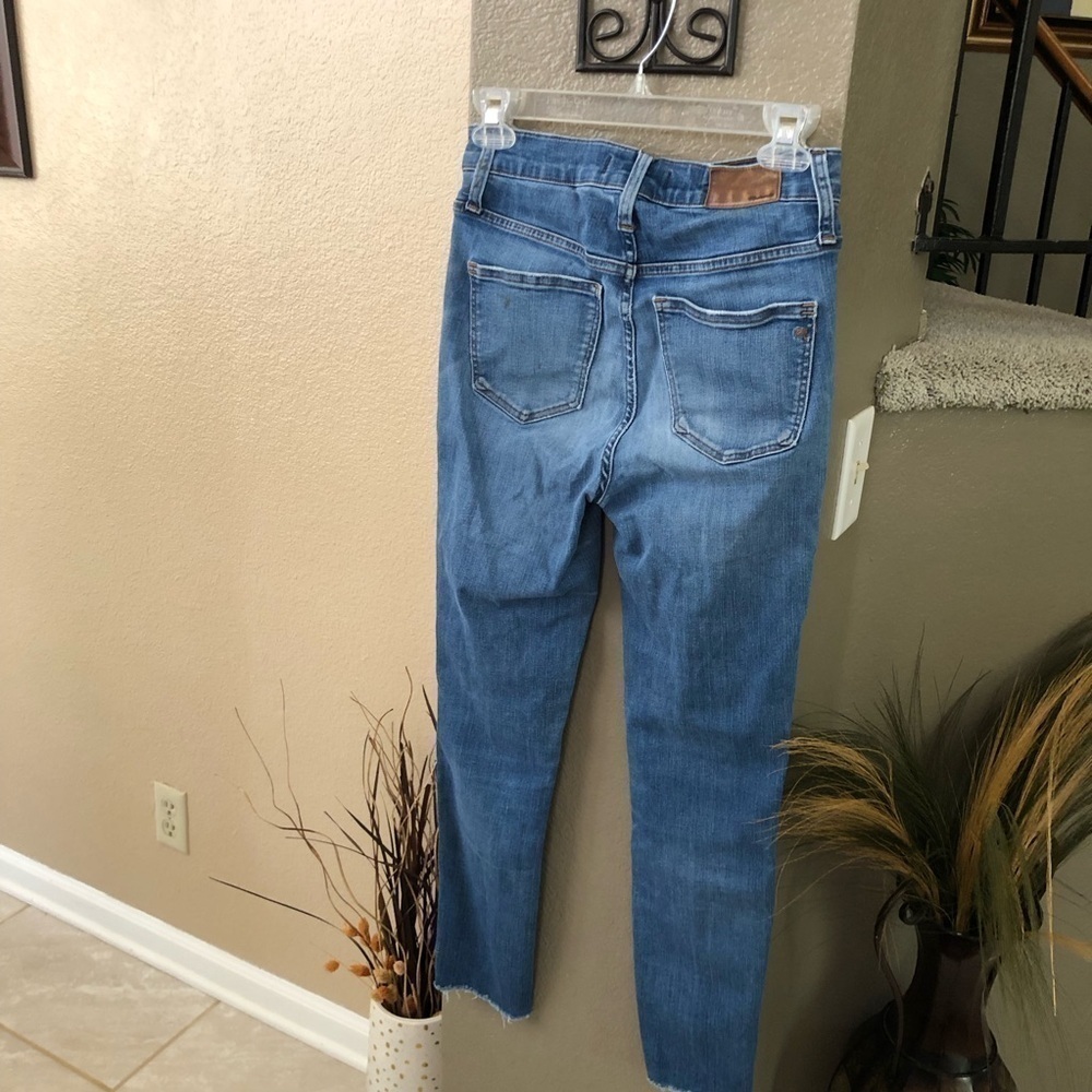 Madewell 10” High Rise Distressed Skinny Jeans Size 26 - Picture 2 of 7